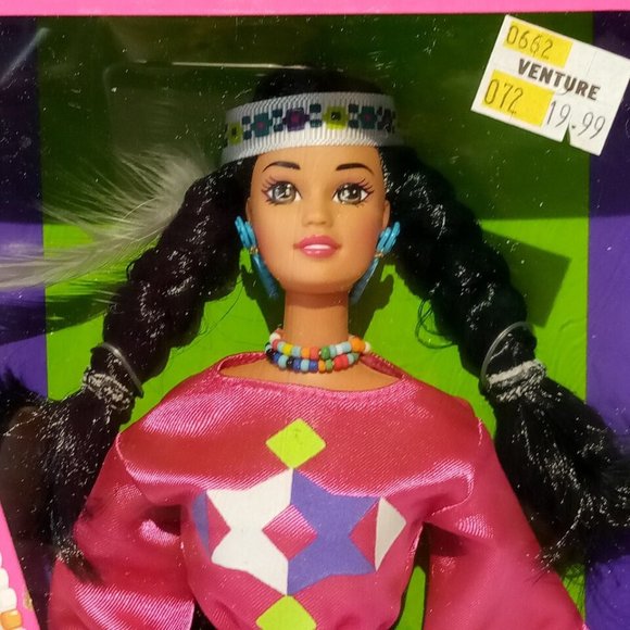 Native American Barbie Third Edition 12699 Vintage 1994 Mattel Doll-MINT NRFB - Picture 11 of 12